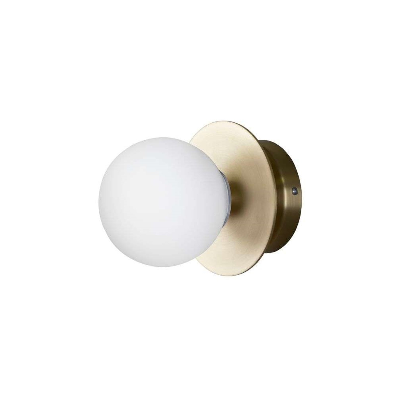 Art Deco Aplică de Perete/Plafonieră IP44 Brushed Brass - Globen Lighting