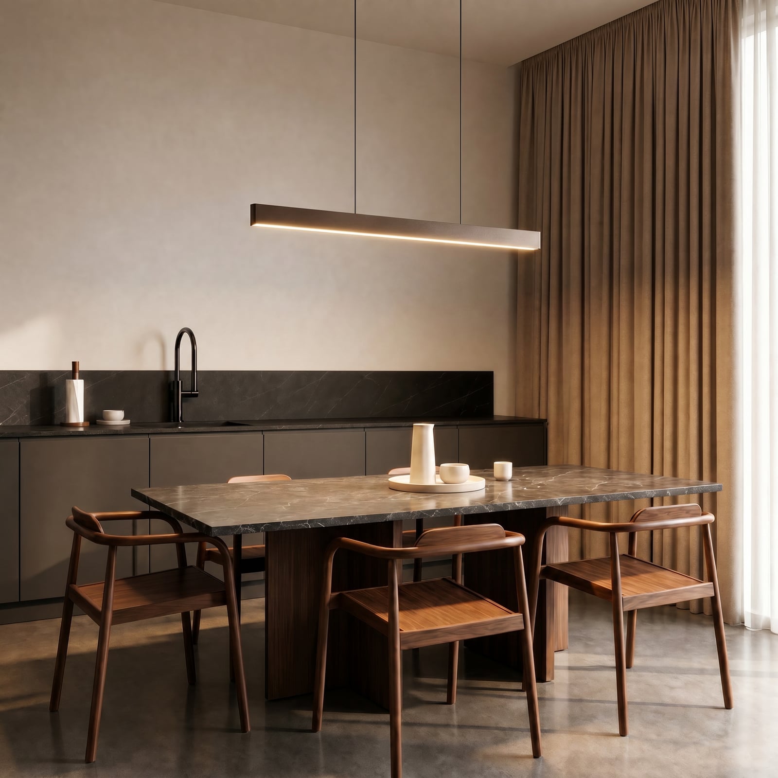 Mylosh LED Smart Pendelleuchte Coffee - Lucande Mylosh LED Smart Pendelleuchte Coffee - Lucande