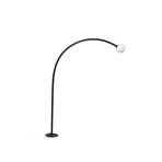 Lampă cu soclu Cuca LED, negru, oțel inoxidabil/glass, înălțime 65 cm