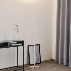 Foscarini Tobia terra -LED-lattiavalo, valkoinen