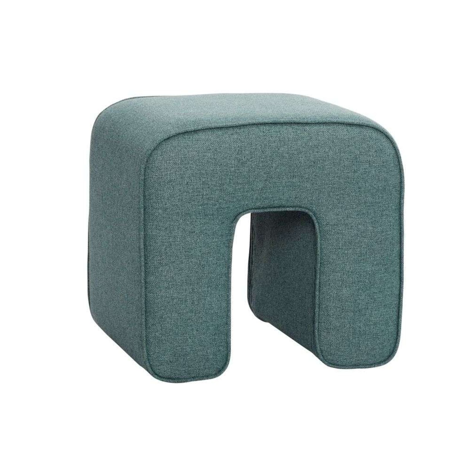 Sculpture Pouf Green - Hübsch