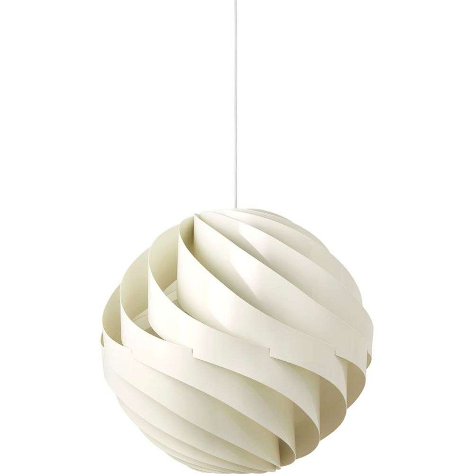 Turbo Pendant Ø62 Glossy Alabaster White/White - GUBI