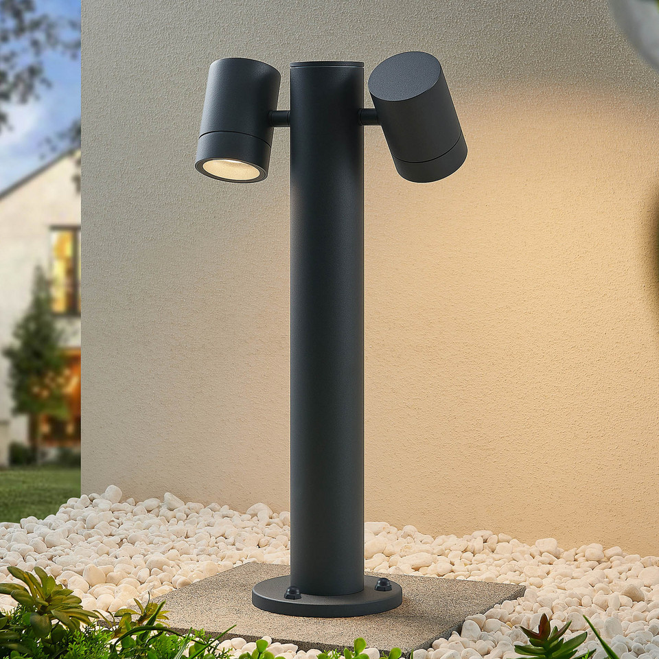 Lucande Maloney 2 Trädgårdslampa H50, svart från Lucande