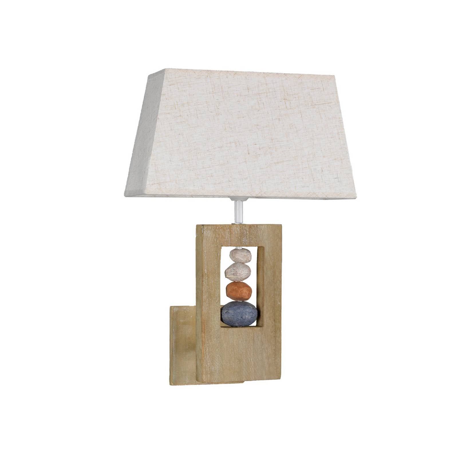 Onli Lighting - Onli miriel Wandleuchte mit Schirm aus Holz