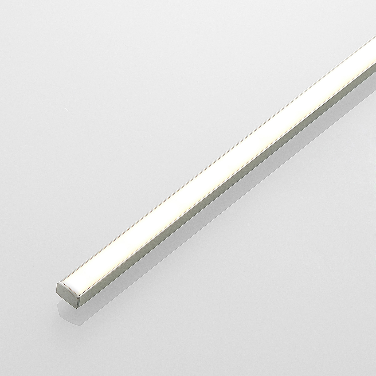 Lucande Thibaud LED-Bilderleuchte, nickel, 83,4 cm