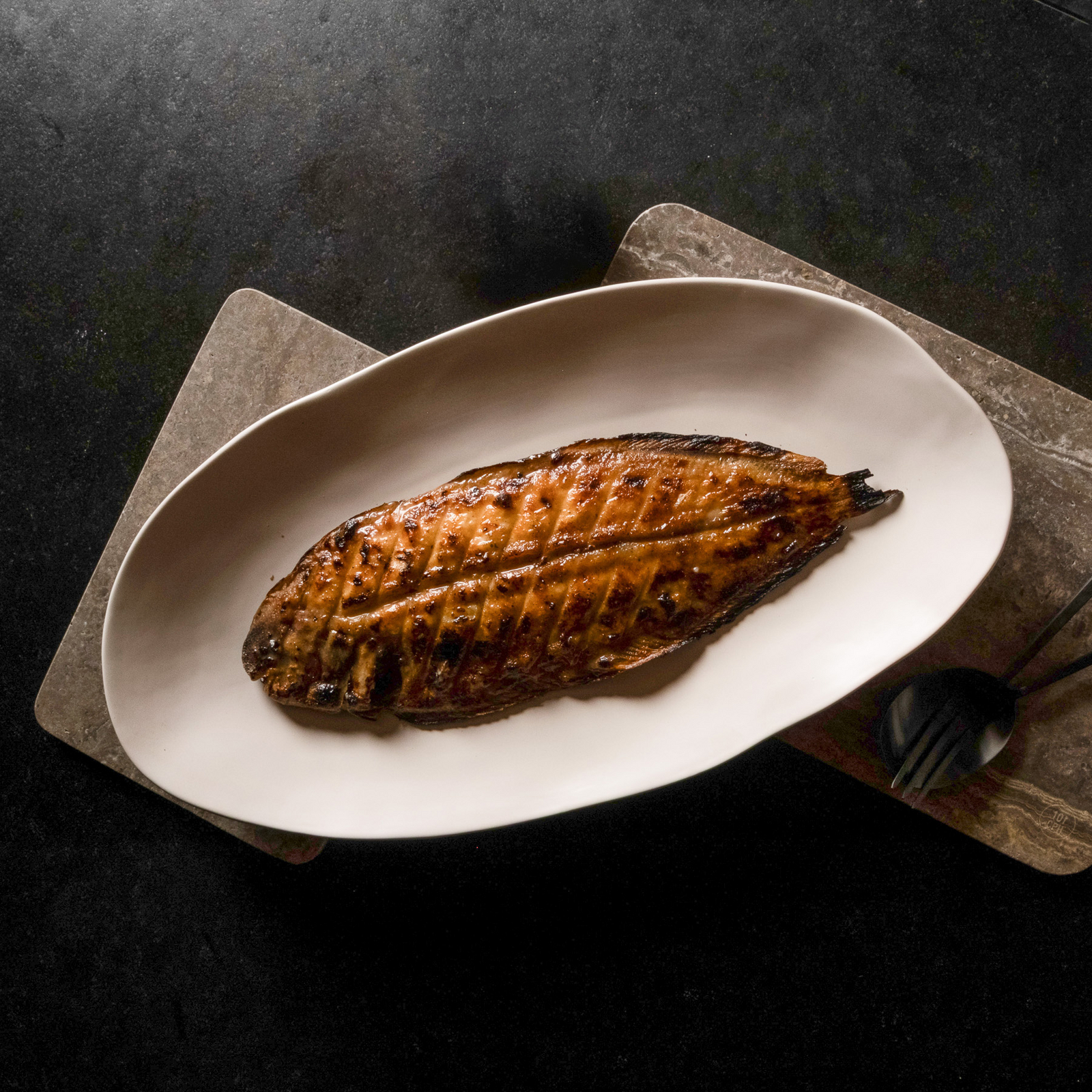 Naczynie do serwowania Native Długość 50 cm Kamień, biały - 101 Copenhagen