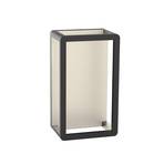 LED outdoor wall light E336, graphite-coloured, aluminium, PC, 3,000 K