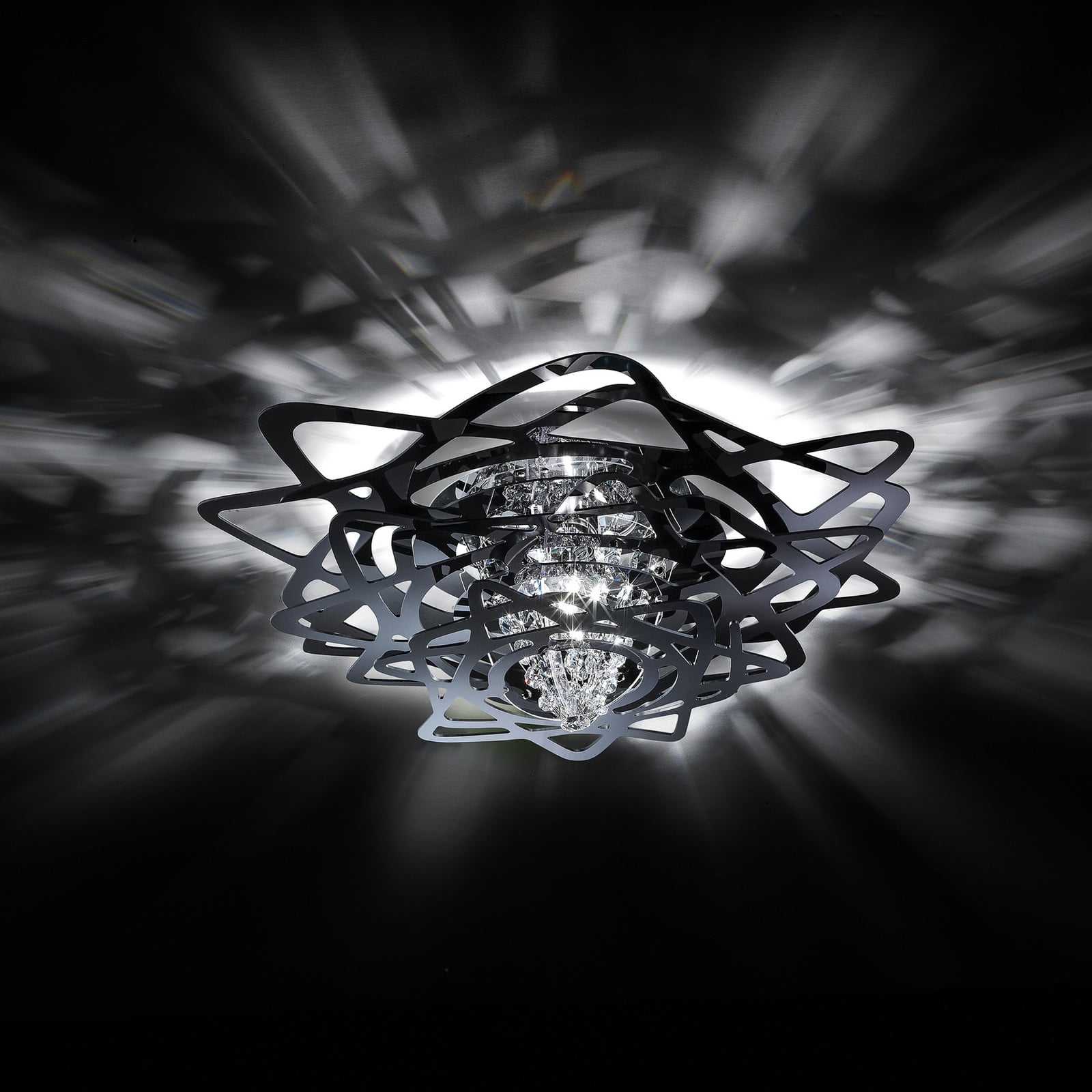 Aurora kattovalaisin mini, musta Slamp - Olohuone - Design - Muovi | Alk. 562,00 €