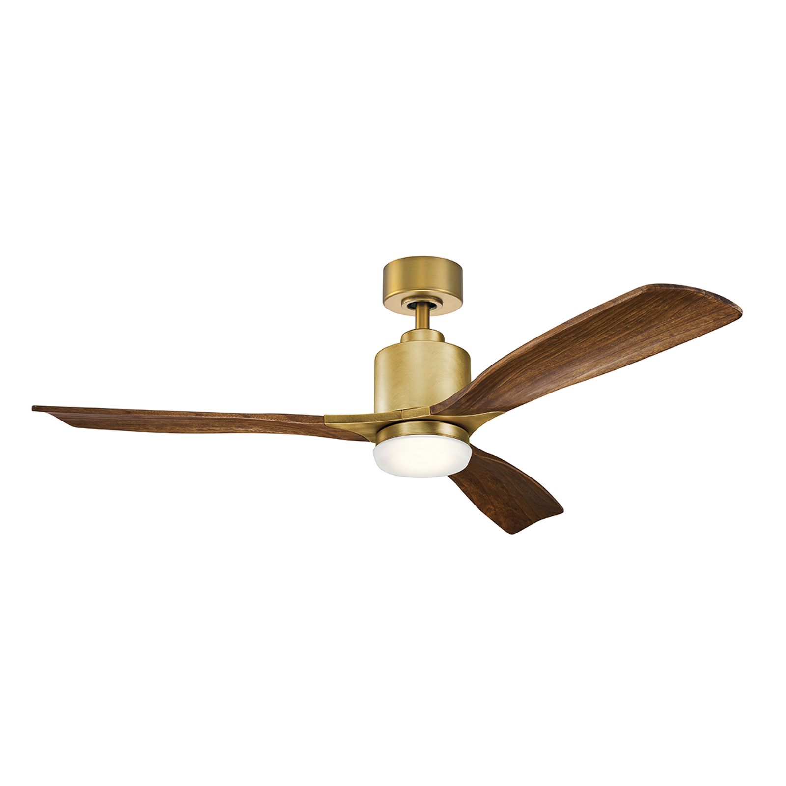 Ridley II LED ceiling fan, three-blade