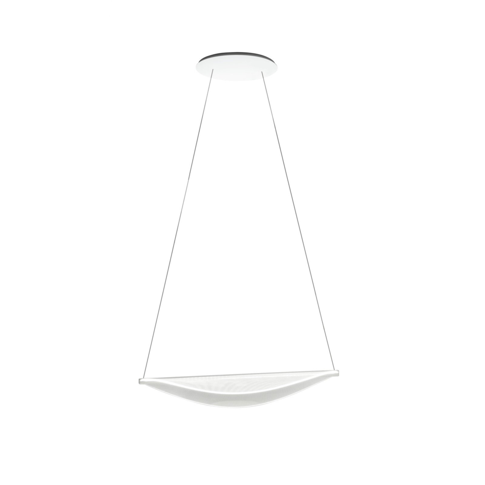 Stilnovo Diphy LED hanging light, 1-bulb, Phase, 76 cm