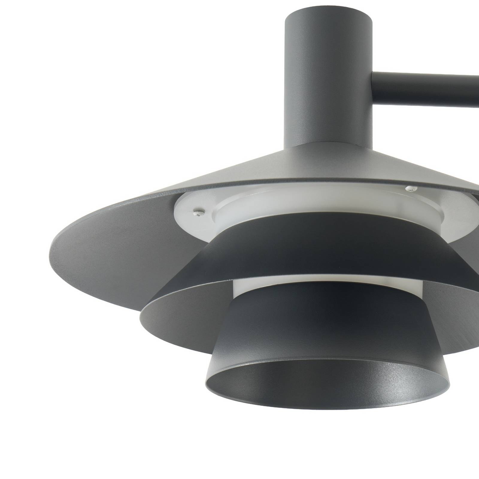 Lampa zewnętrzna LED Lucande Montaro, kolor antracytowy, 220 cm, IP54