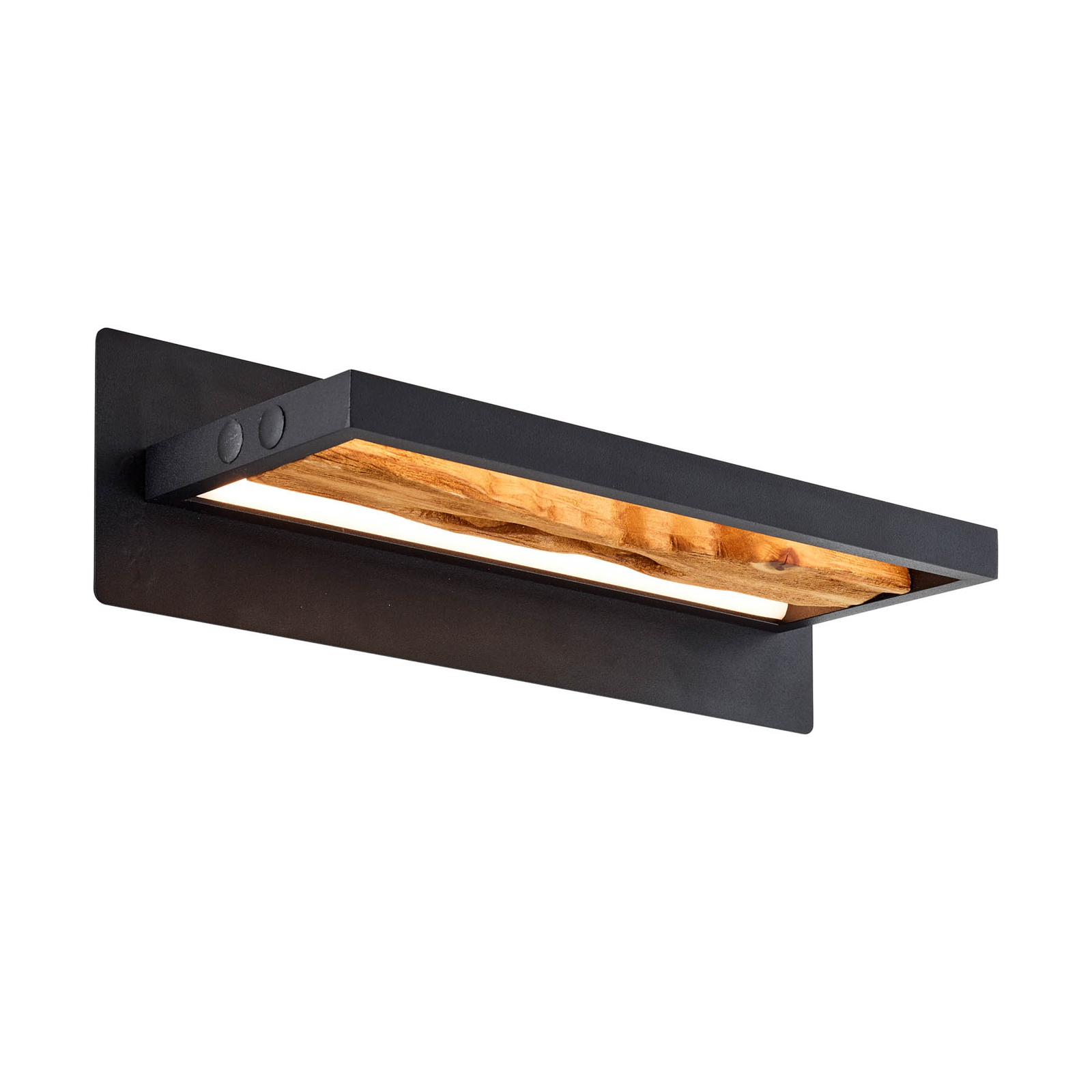 Chaumont LED wall light made of wood