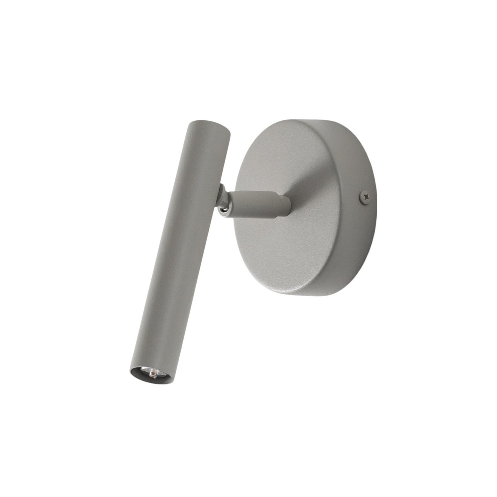 Aplique de pared Sopel, gris topo, 1 luz, acero, G9, altura 15 cm 