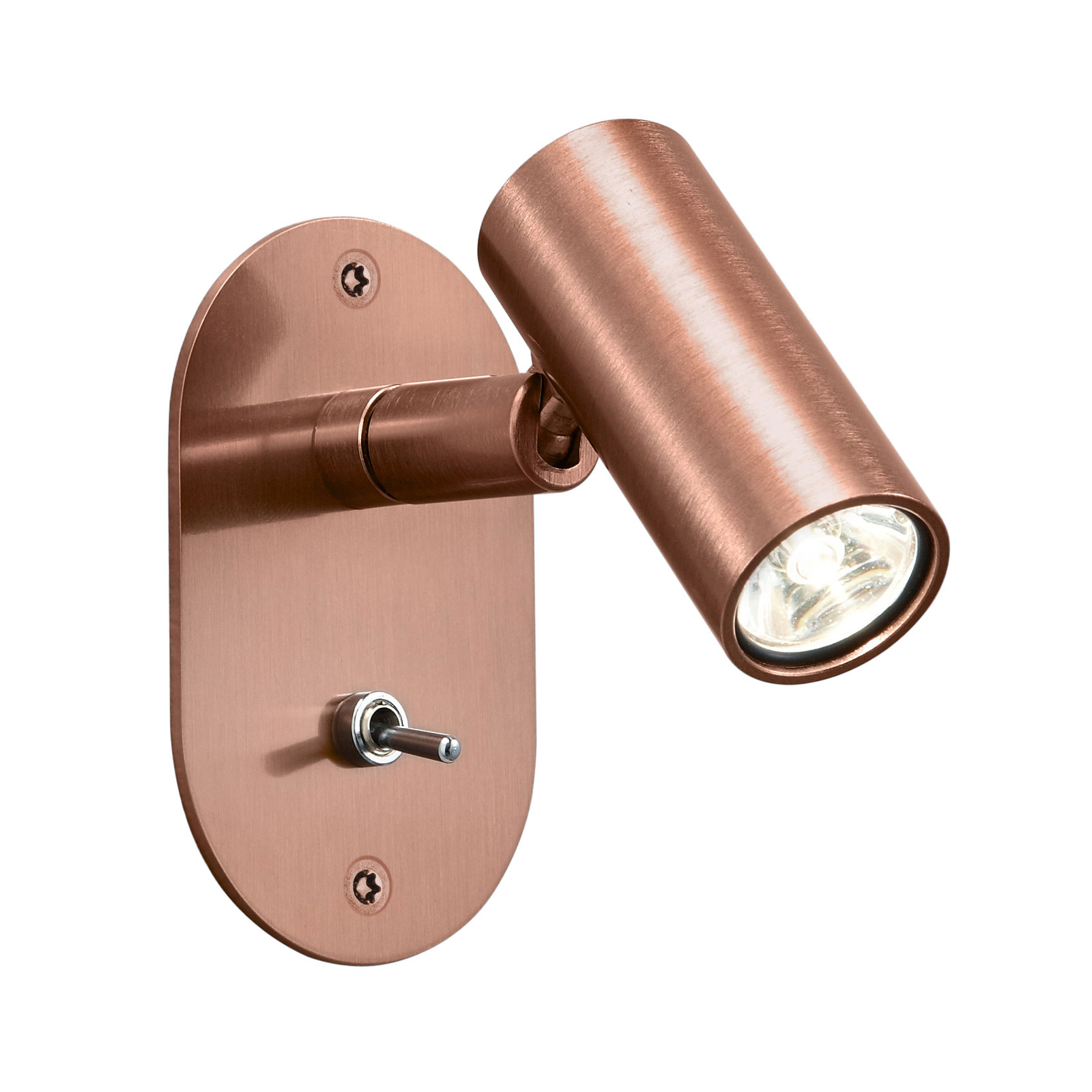 Baulmann 64.506 LED wall light, redondo, cobre