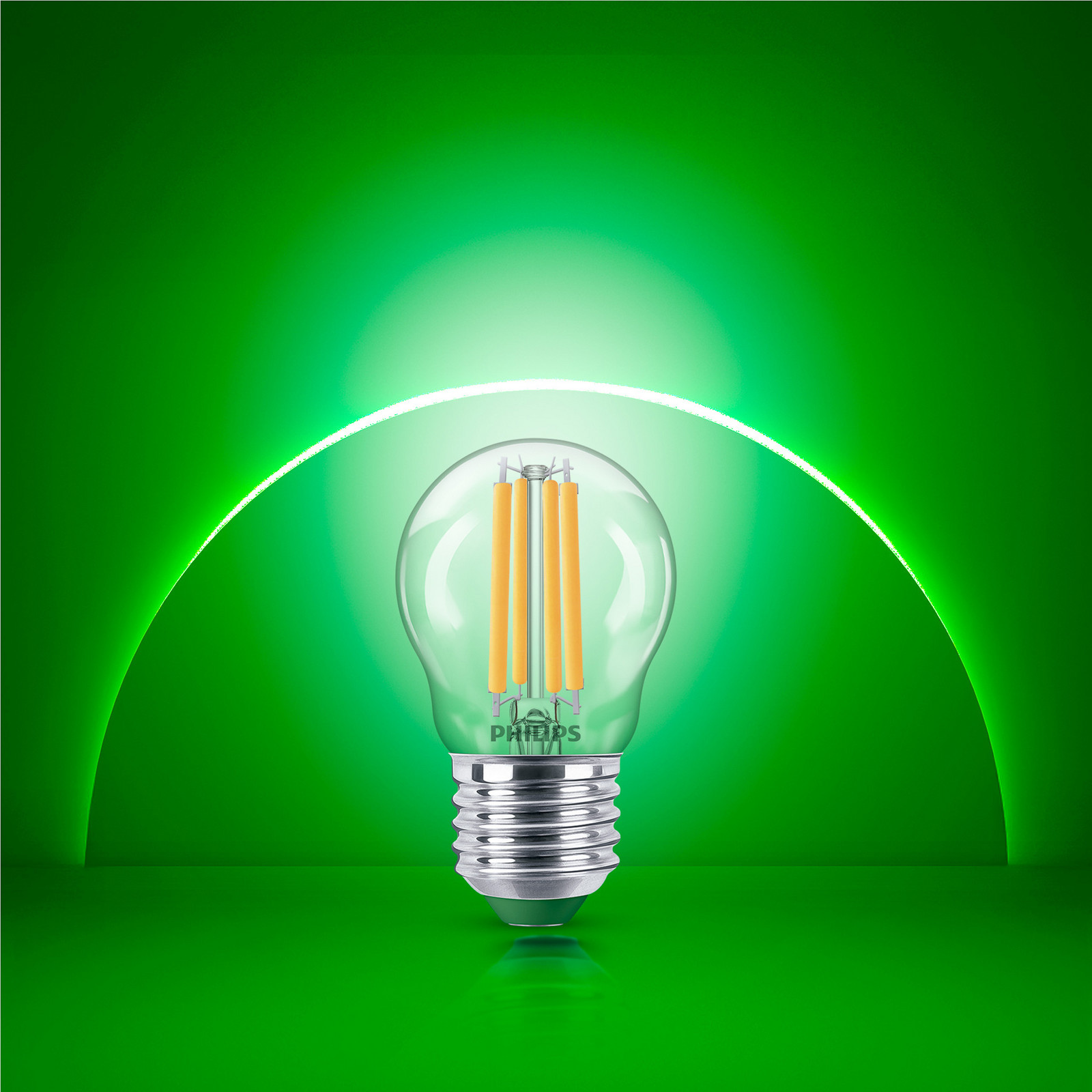 Philips E27 LED žarulja G45 2,3 W 485 lm 2,700K prozirna - Staklo