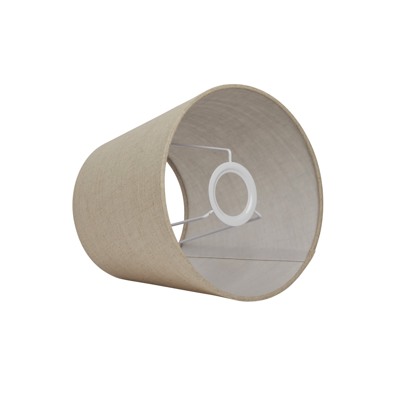 Basic straight Lampenschirm, beige, Ø 20 cm Watt & Veke - Design - Stoff / Textil