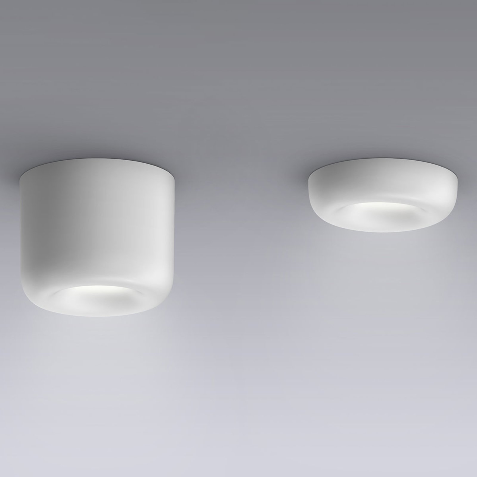 serien.lighting Cavity Ceiling L, bijela