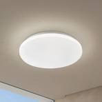 Lindby plafonnier d'extérieur LED Kirkola, 4000 K, Ø 26 cm, blanc