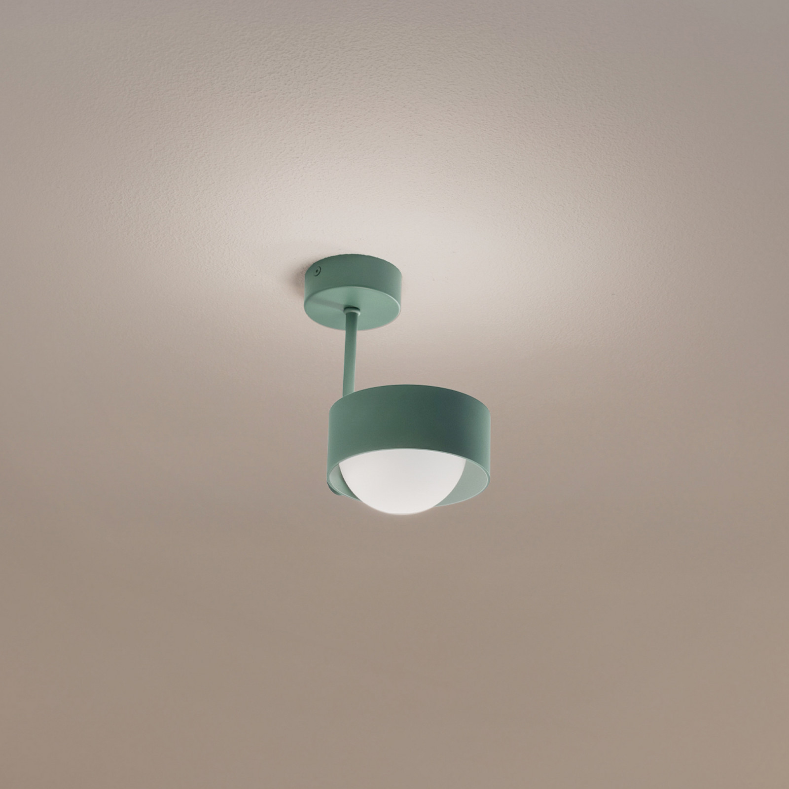 Argon Plafonieră Mado 1 bec verde - Camera de zi / sufragerie - Viața tânără - verde alb - Metal