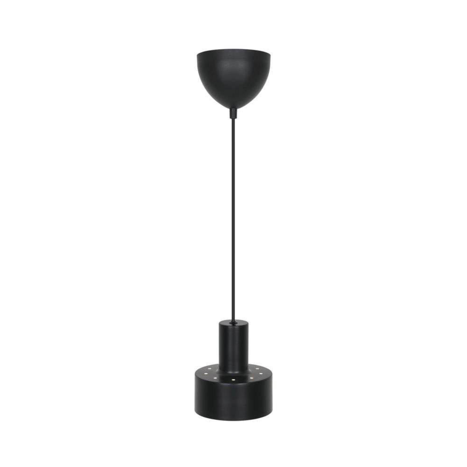 Hängeleuchte Matis, schwarz, Ø 13 cm, Metall