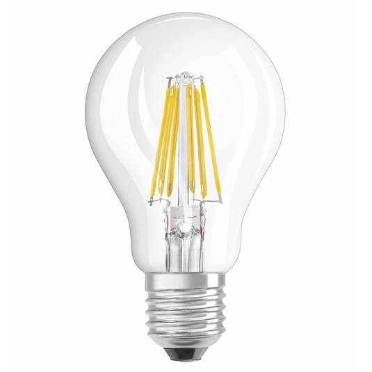 OSRAM E27 7.5 W 827 LED bulb filament clear