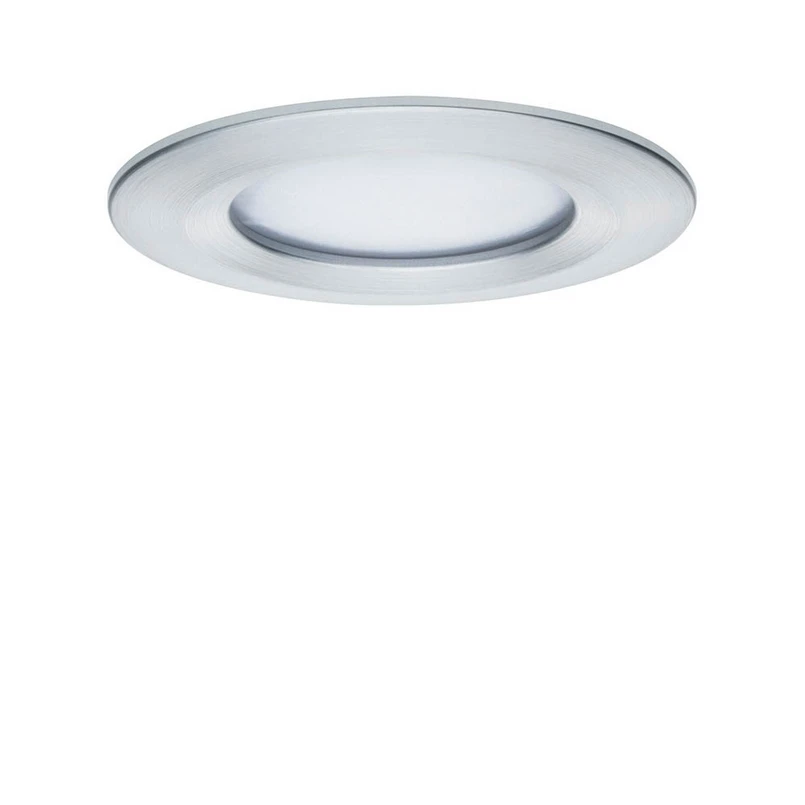 Paulmann – Nova Coin Recessed Plafond 3pcs. Ø78 TW IP44 Turned Aluminium