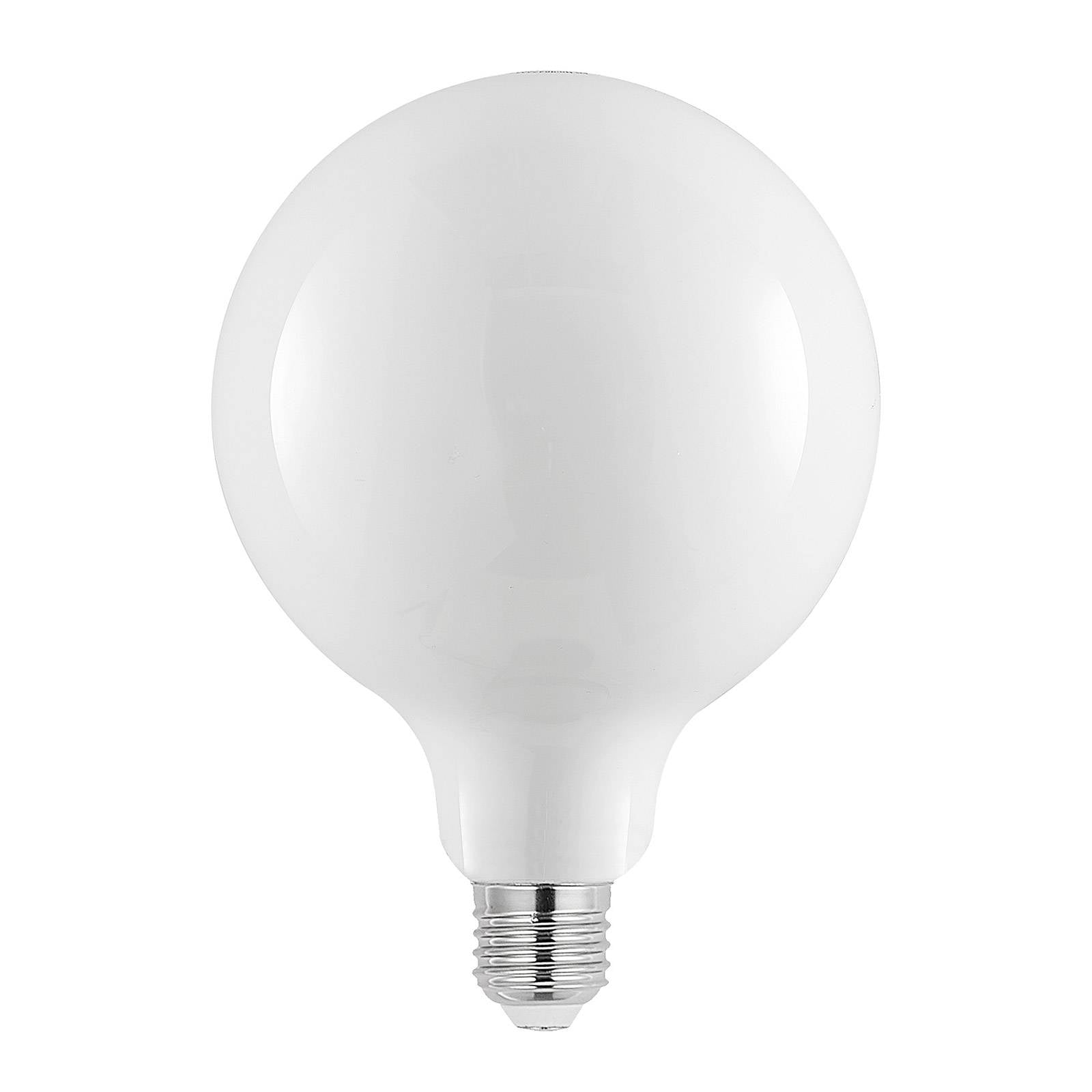 LED-Leuchtmittel G125 E27, 8 W, 2.700 K, opal dimmbar