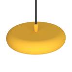 Boina LED viseća svjetiljka, Ø 19 cm, žuta