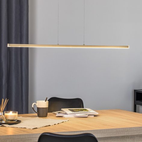 90 cm lange LED-Hängeleuchte Ella, höhenverst.