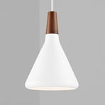 Hanglamp Nori Ø 18 cm, wit