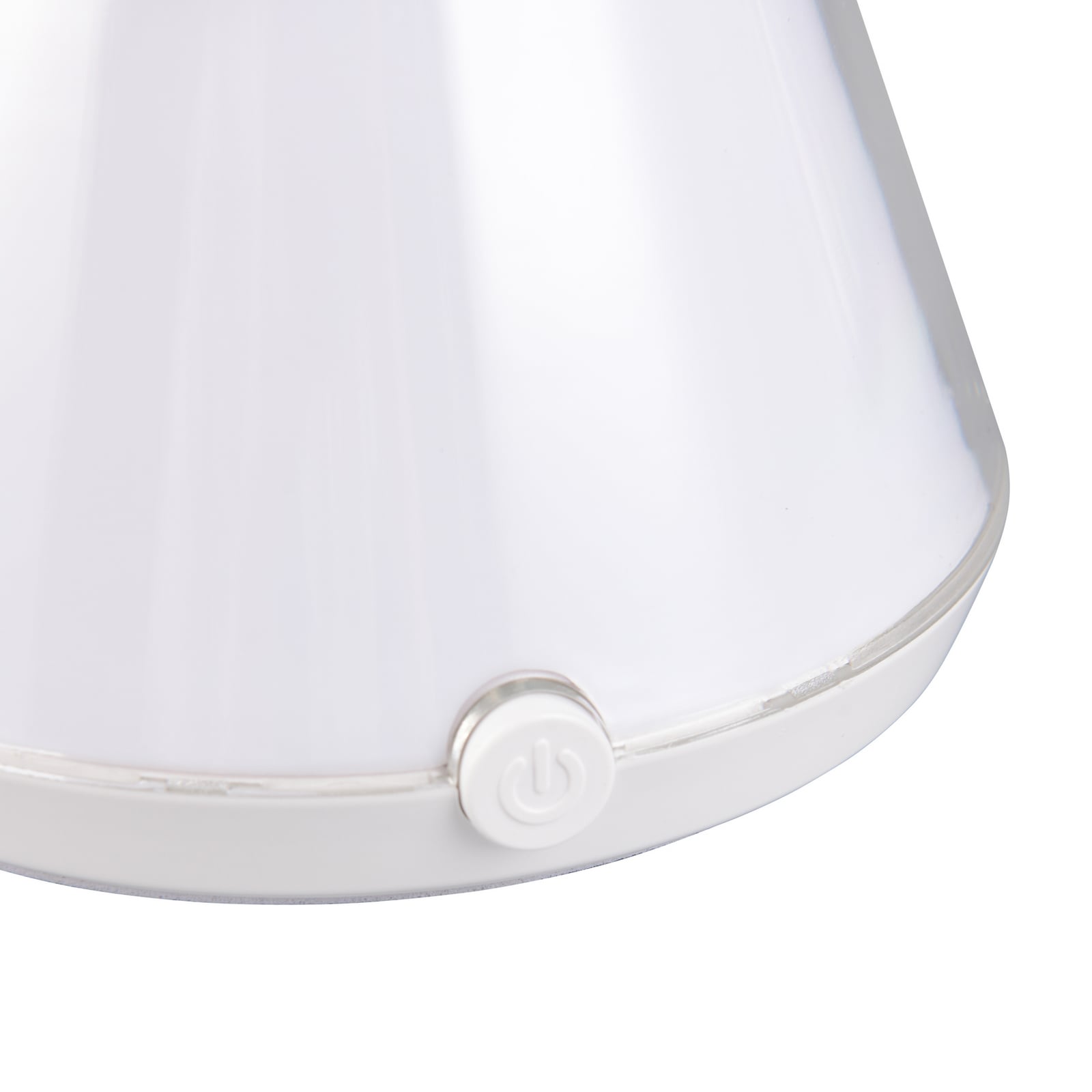 LED-bordlampe Estella Stern, røykfarget, plast, USB-kontakt LED-bordlampe Estella Stern, røykfarget, plast, USB-kontakt