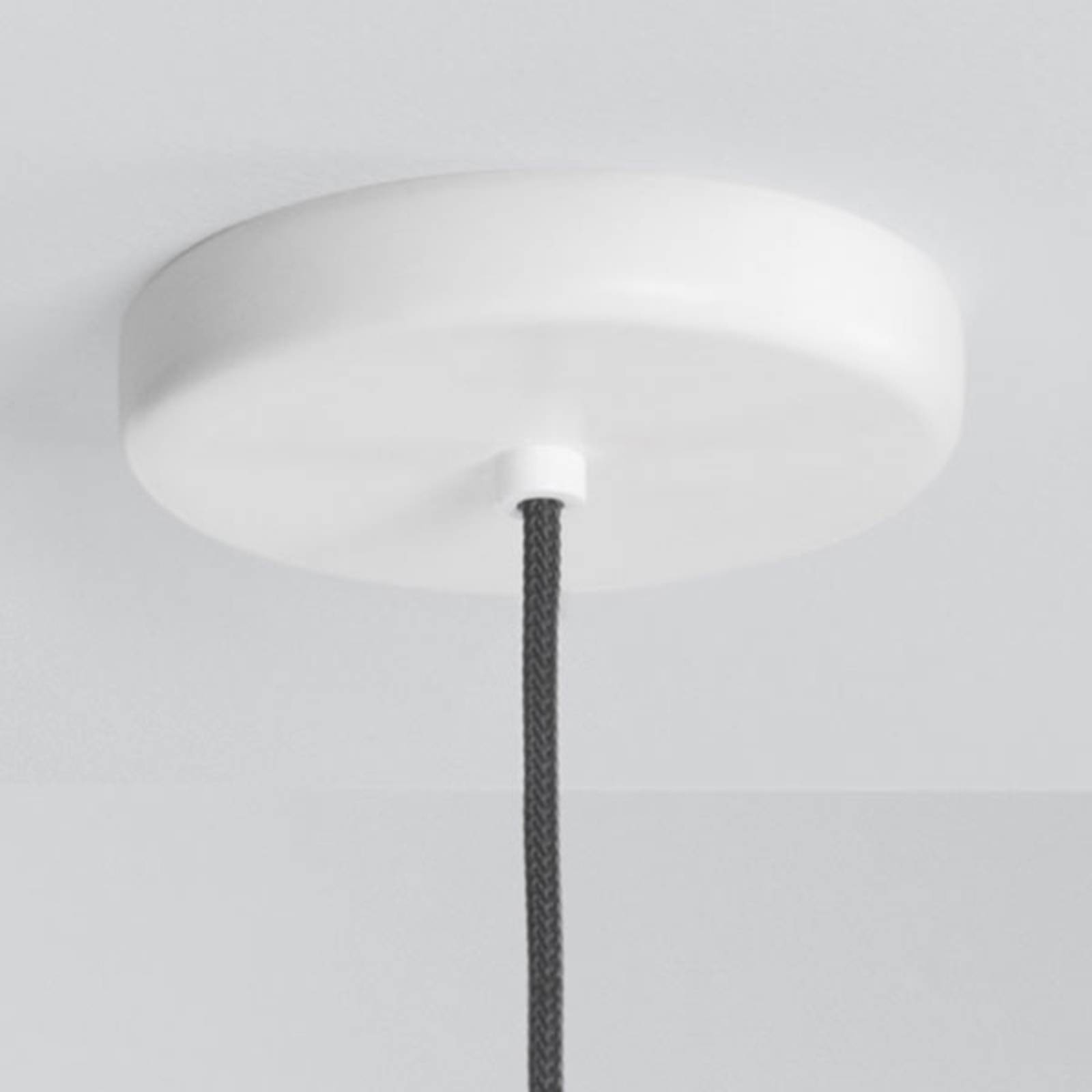 Fabbian Claque lampa wisząca LED 20 cm biała