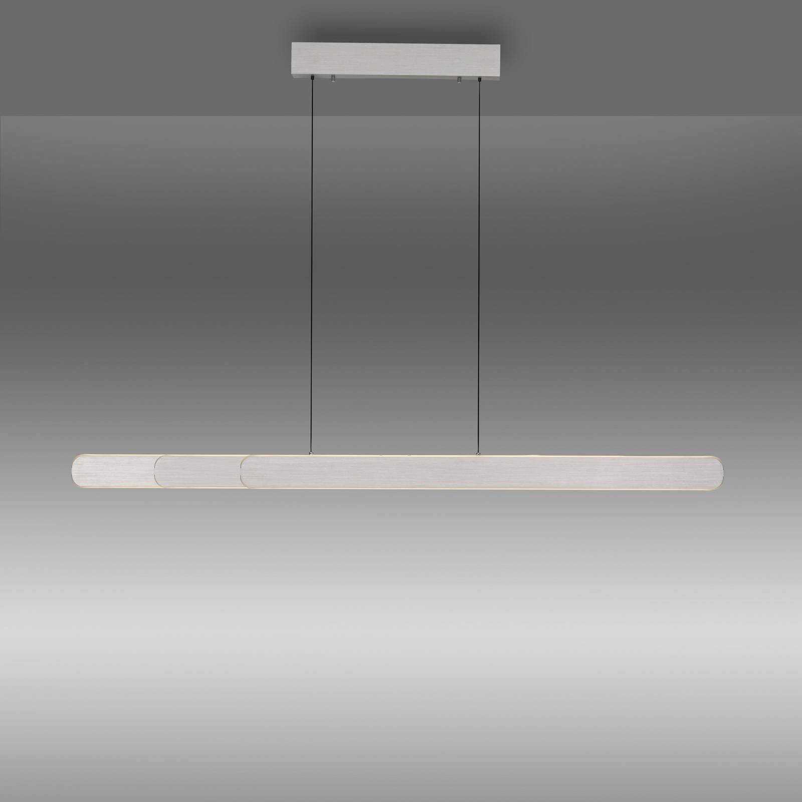 Lampa wisząca Adriana z diodami LED, aluminium, długość 160 cm