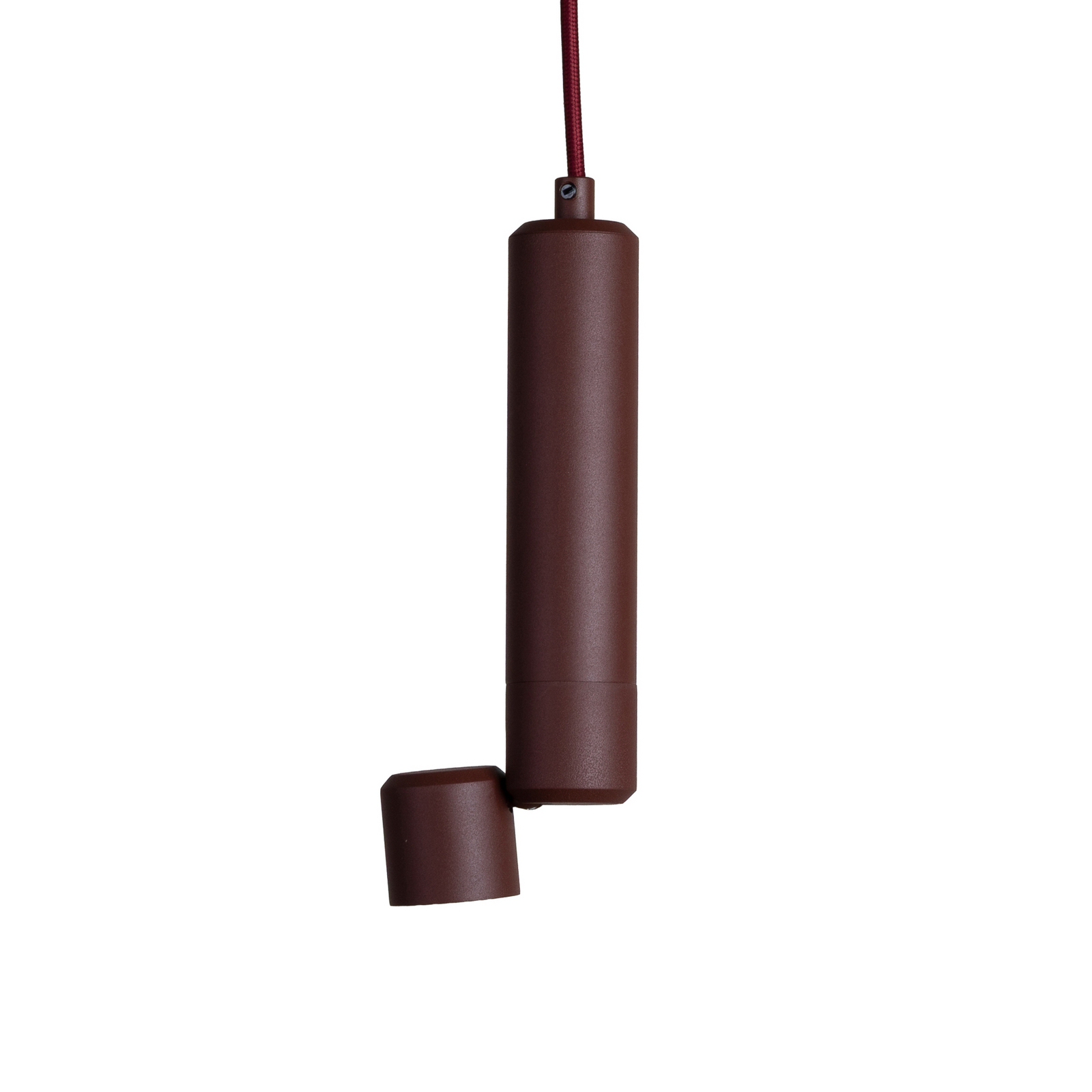 IT'S ABOUT ROMI – żyrandol LED „Milan”, bordowa, Ø 6 cm