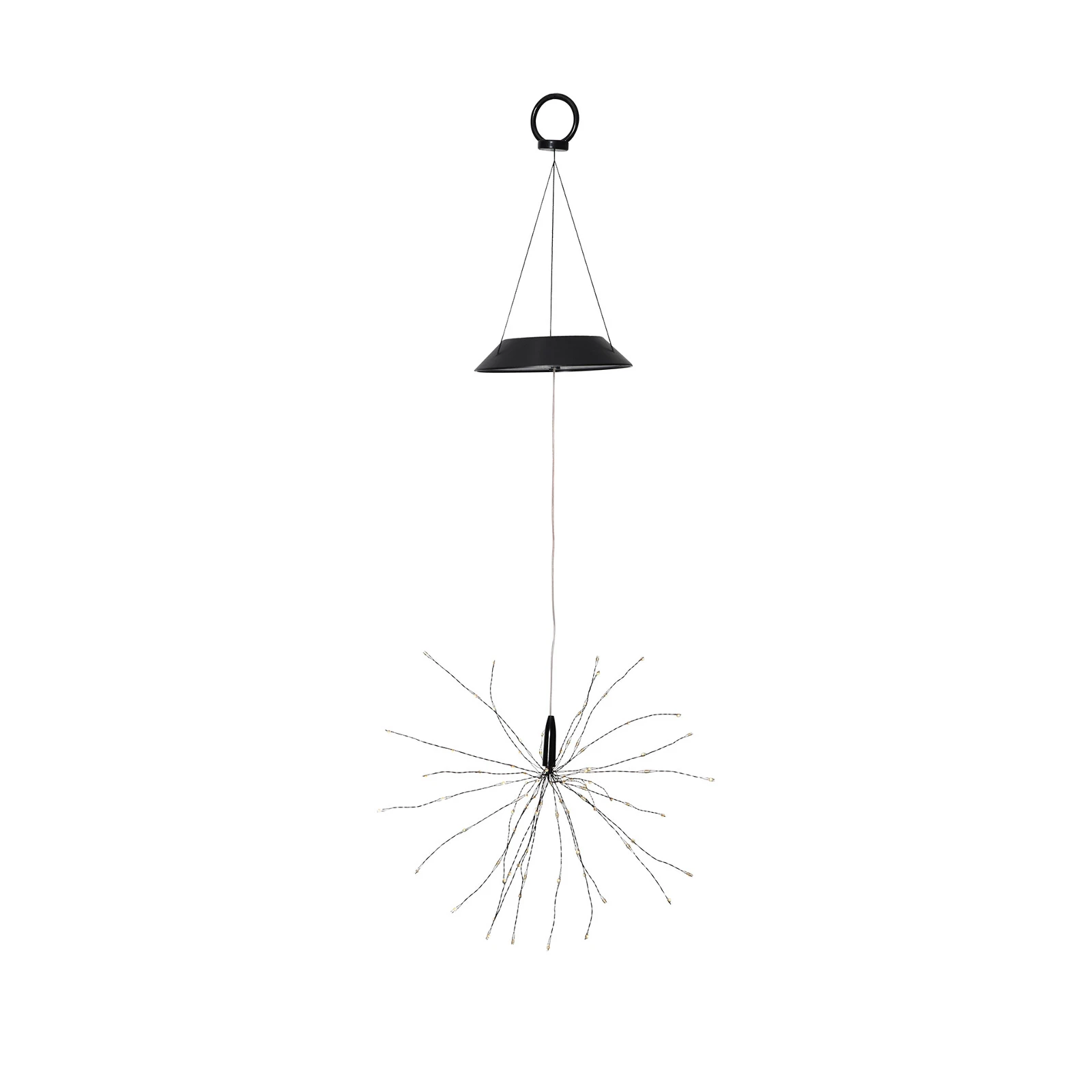 Soldriven LED-hänglampa Firework