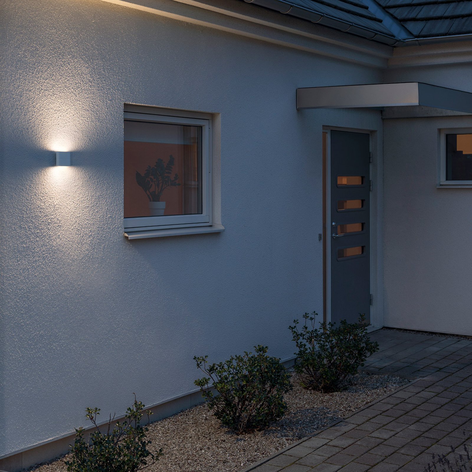 LED outdoor wall lamp Chieri 11 cm, up/down