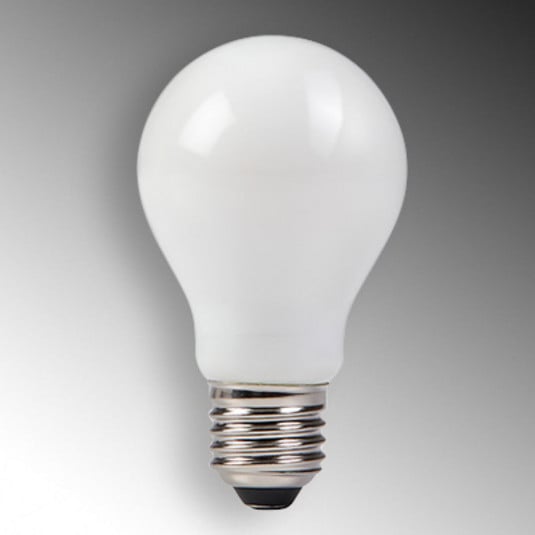 LED lempa E27 4,5W 827 satinizuota