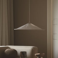 Lampada a sospensione Hill 55, Ø 55 cm, Tyvek, bianco