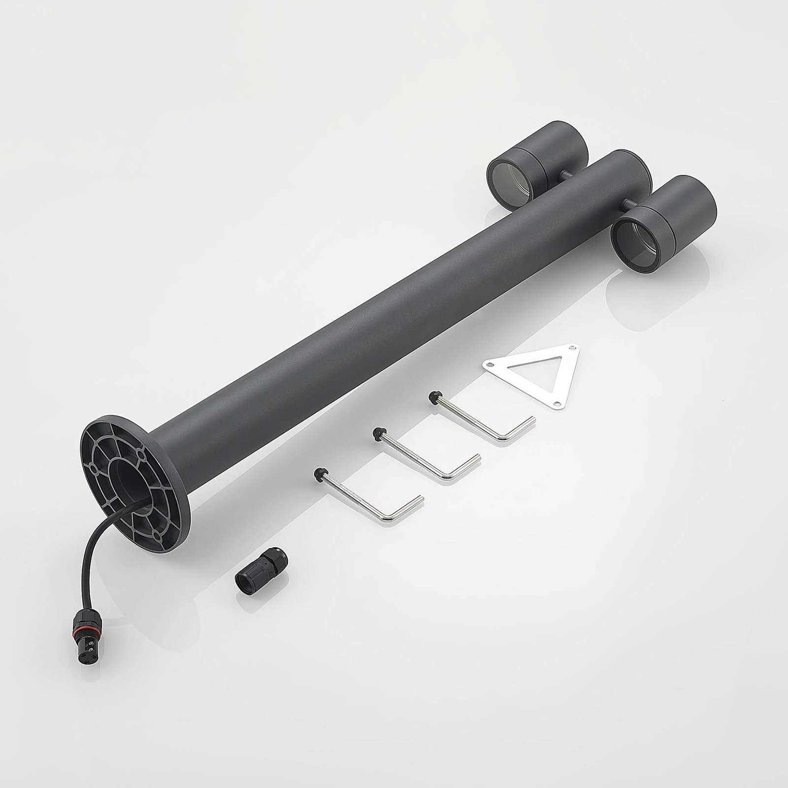 Maloney 2 Candeeiro de Jardim H75 Dark Grey - Lucande