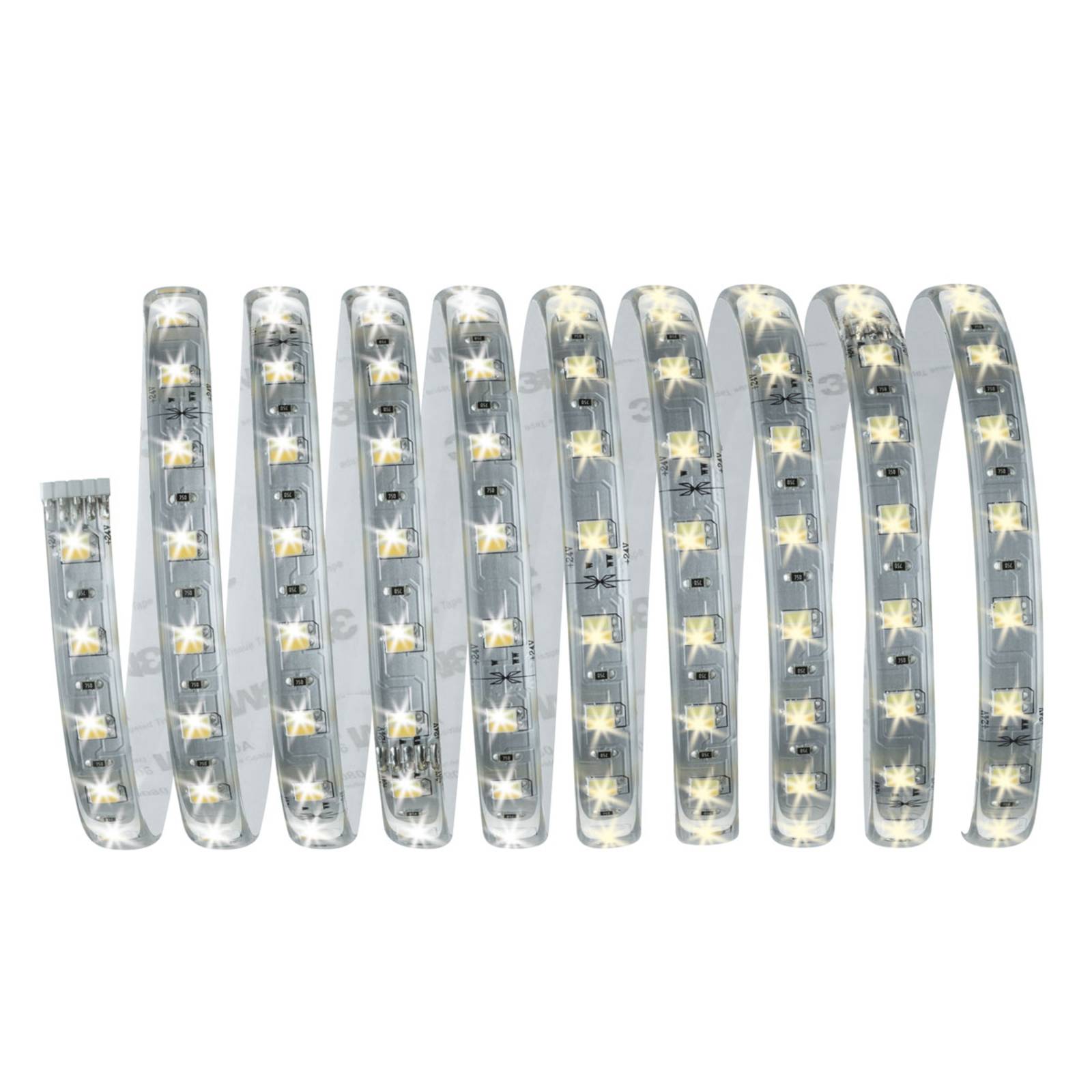 Paulmann LED-Streifen MaxLED Tunable White dimmbar Basisset beschichtet 3m 20W mit Weißlichtsteuerung silberfarben