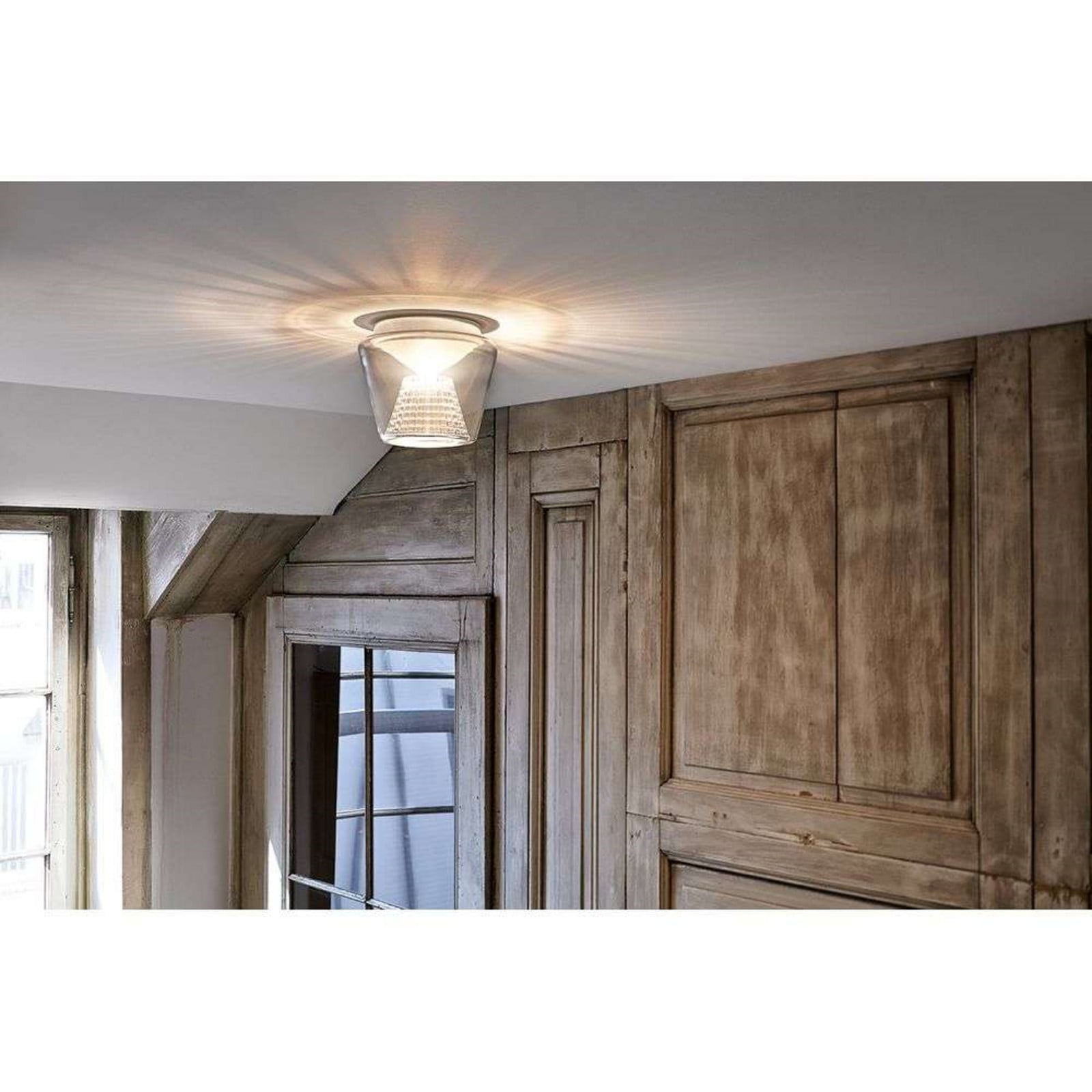 Annex LED Loftlampe M Clear/Crystal Serien Lighting - Stue - Aluminium