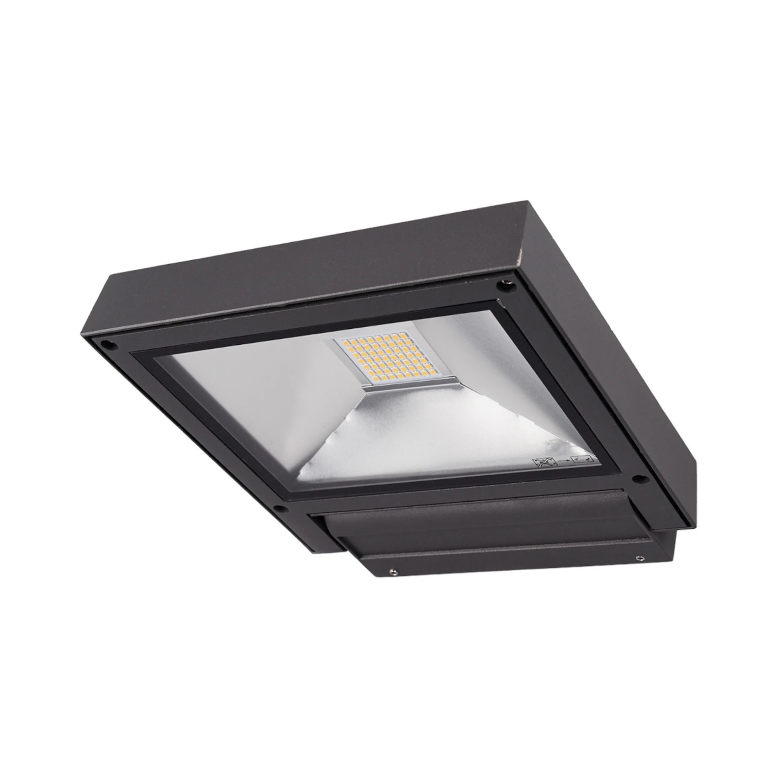 Lucande LED-Außenstrahler Maica, anthrazit, schwenkbar, IP65