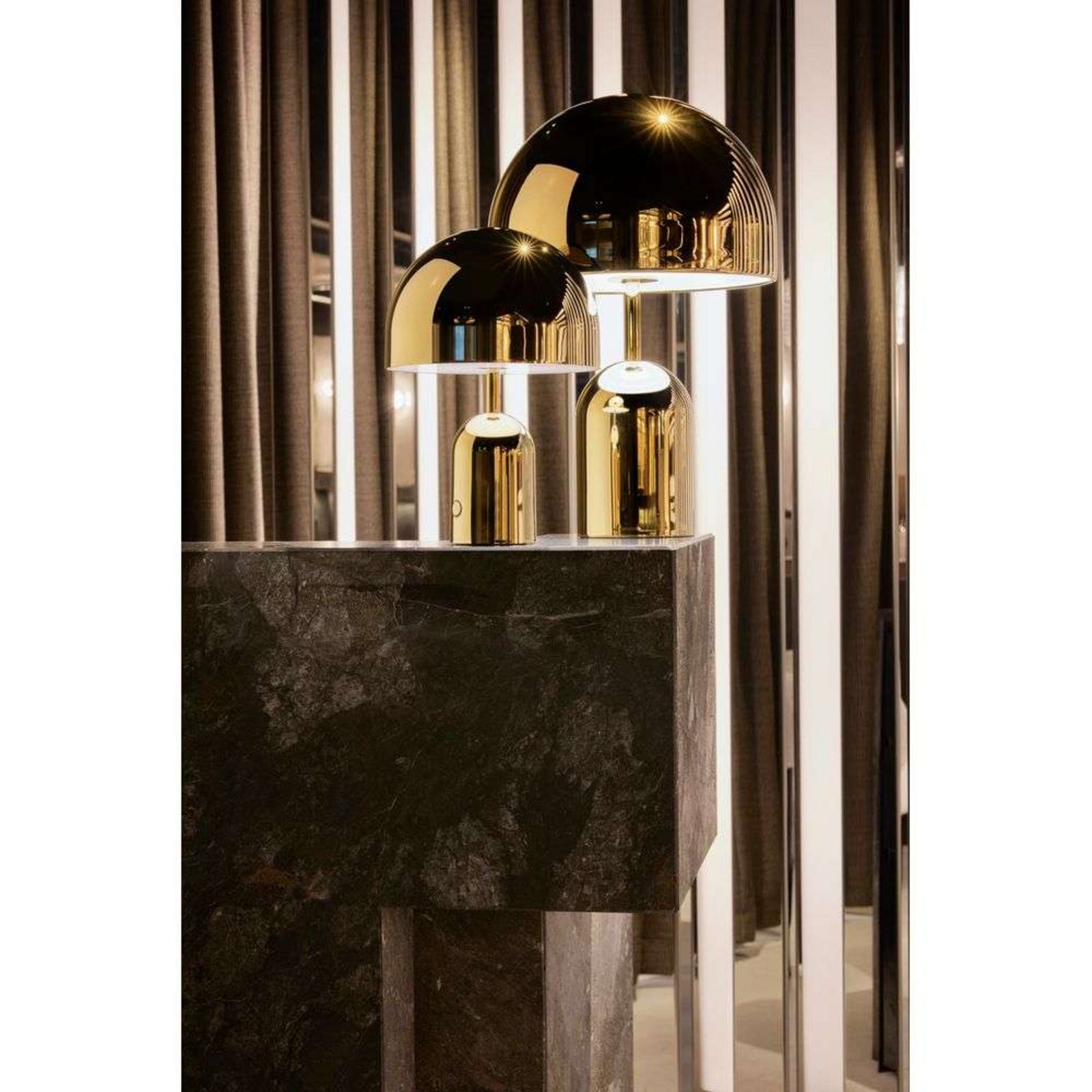 Bell Portable Veioză H28 IP44 Gold - Tom Dixon