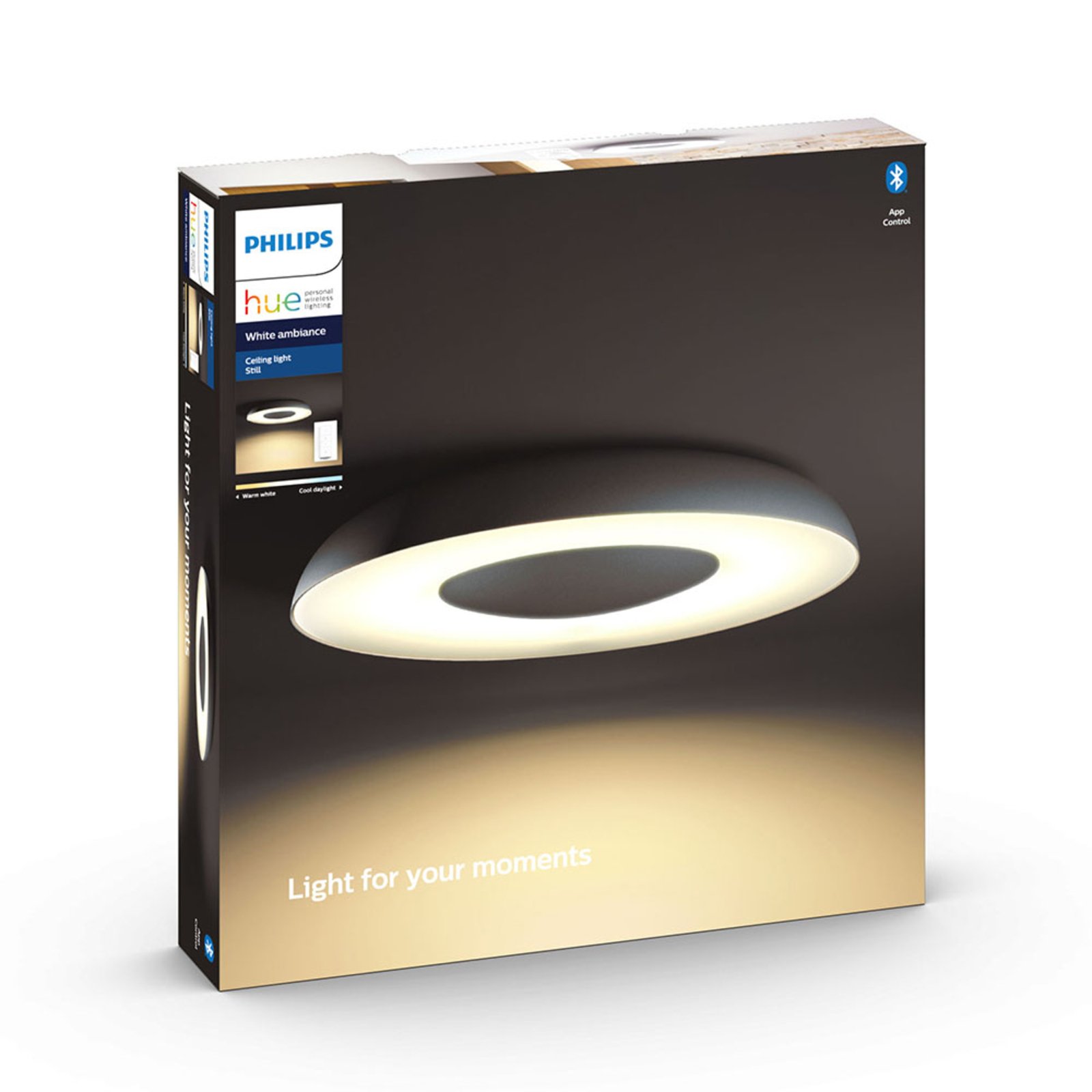 Philips Hue White Ambiance Still, crna