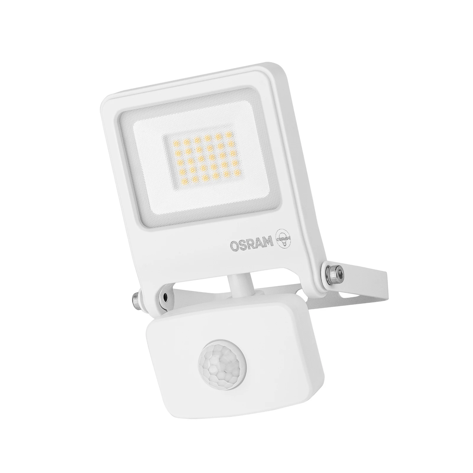 OSRAM lauko prožektorius ENDURA FLOOD, baltas, jutiklis 20 W 830 IP44