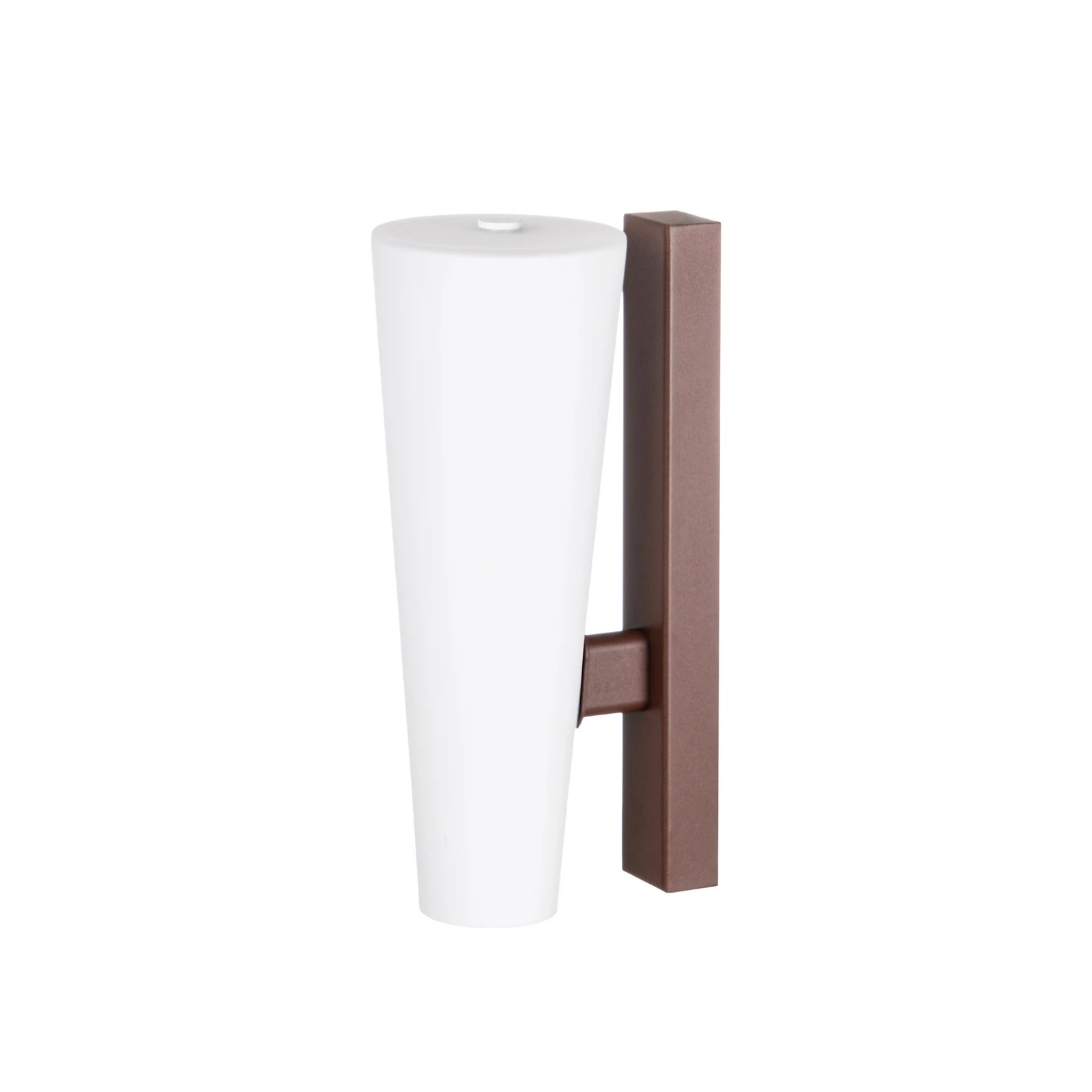 Lucande LED-Außenwandleuchte Jovra, corten, Höhe 32 cm
