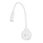 Pixie aplique de pared LED con brazo flexible, blanco