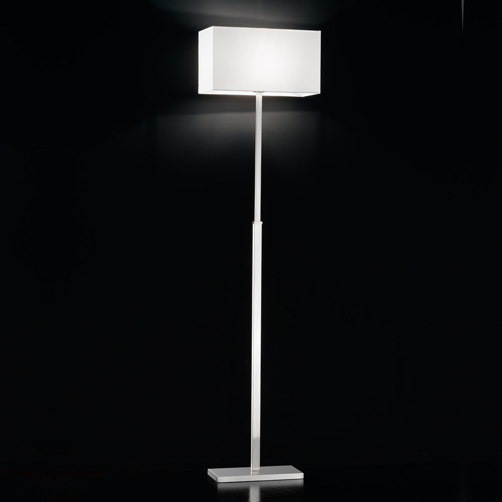 Perenz Emilian floor lamp, for Living / Dining Room, metal, plastic, E27, 60 W, energy efficiency: A++, W: 40 cm, H: 160 cm