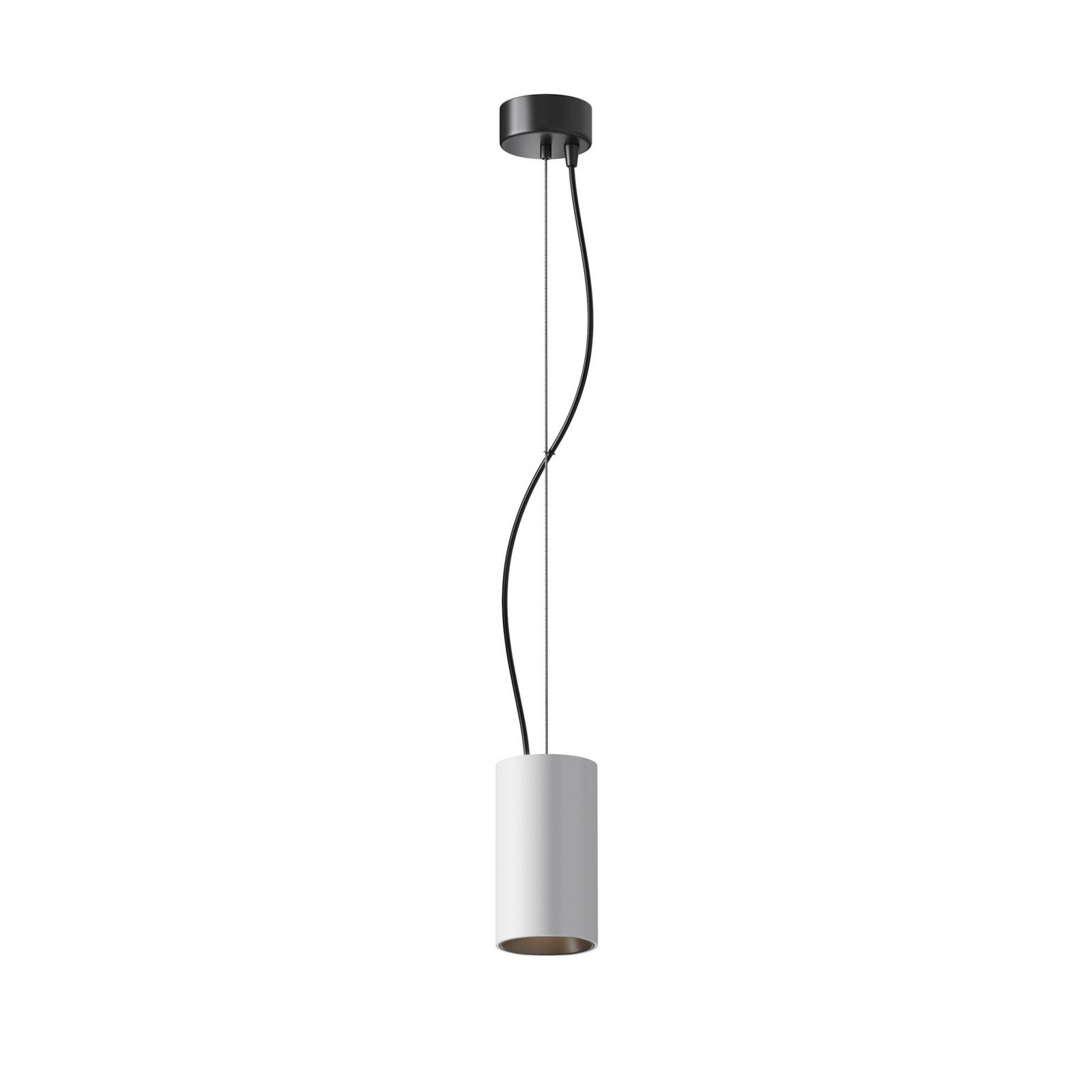 Maytoni LED-Hängeleuchte Efir, weiß, Ø 7,5 cm, 15 W, 38°