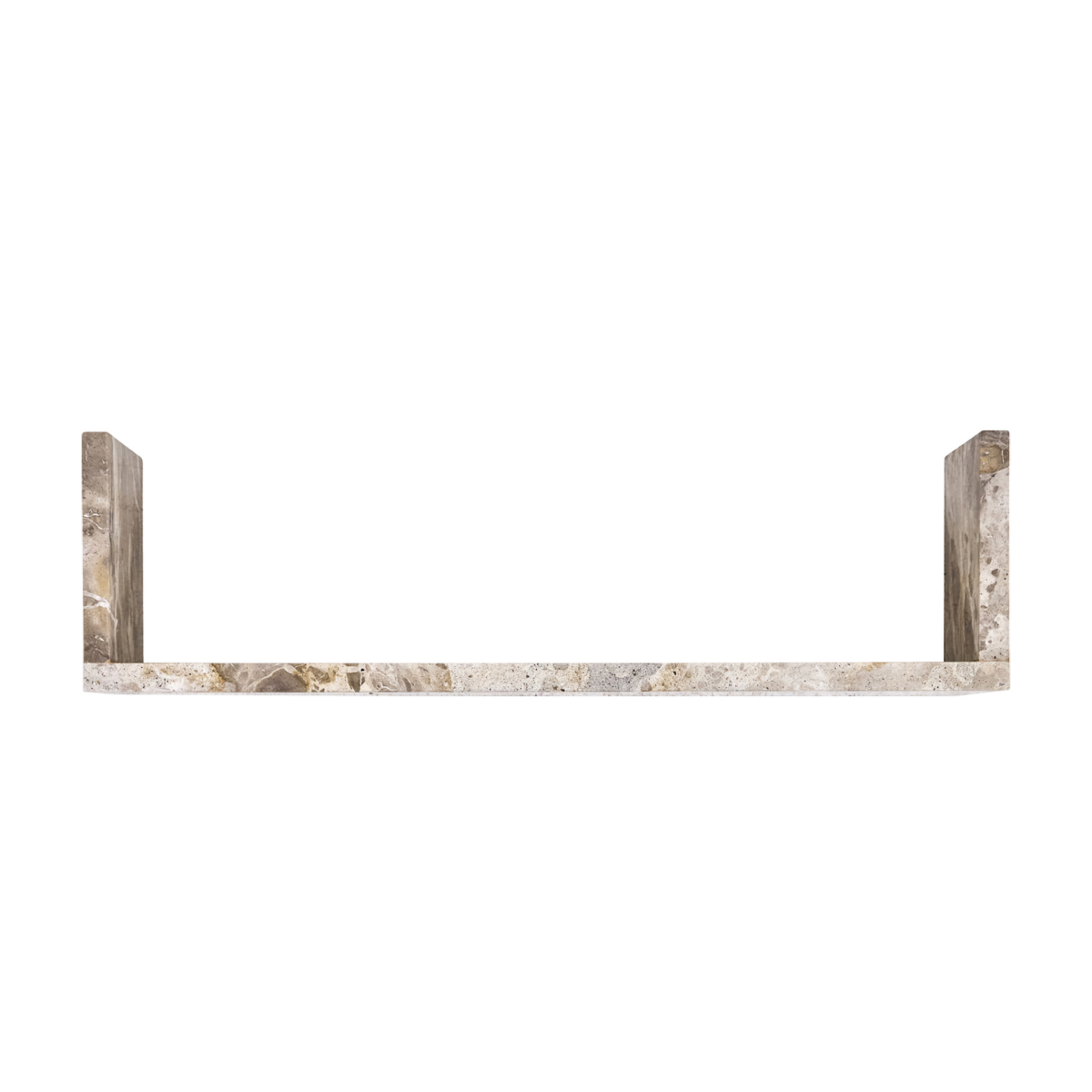 Marr hylde beige marmor bredde 50 cm - House Doctor